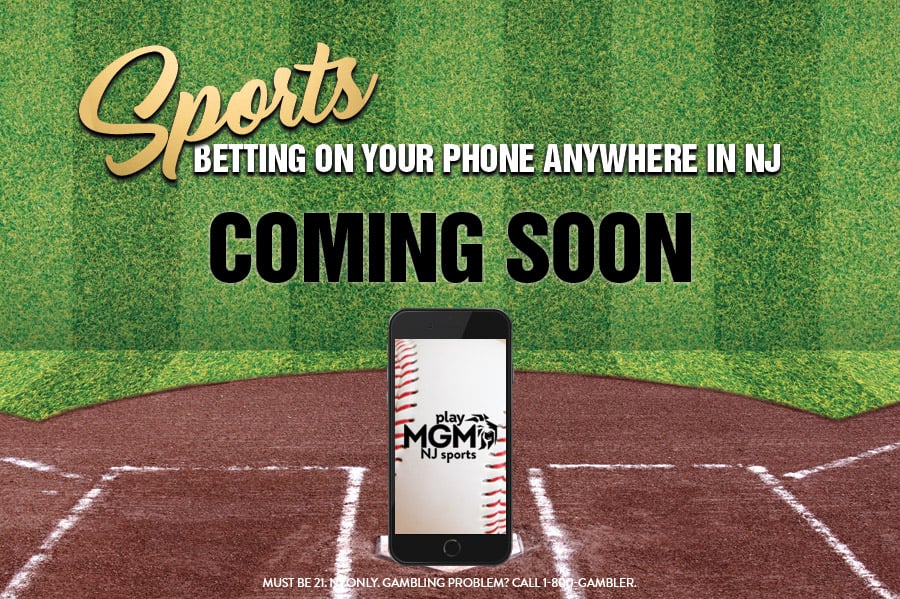 Promotional Banner featuring Sports Betting in New Jersey.